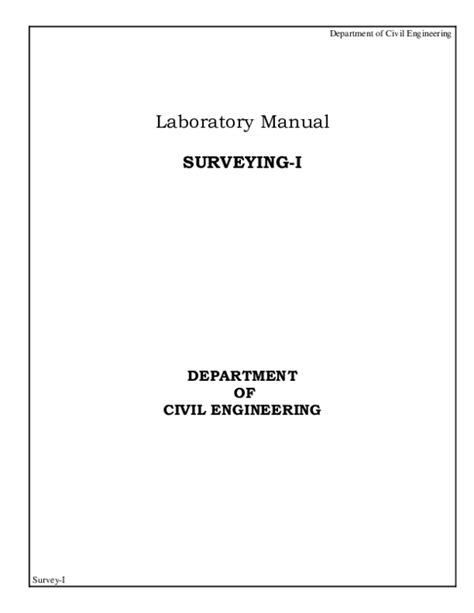 Practical manual of civil surveying lab. - Chemical engineering fluid mechanics solutions manual.
