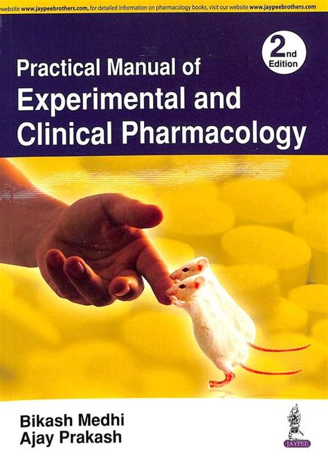 Practical manual of experimental and clinical pharmacology 1st edition. - Manual de sony bravia en espaol.