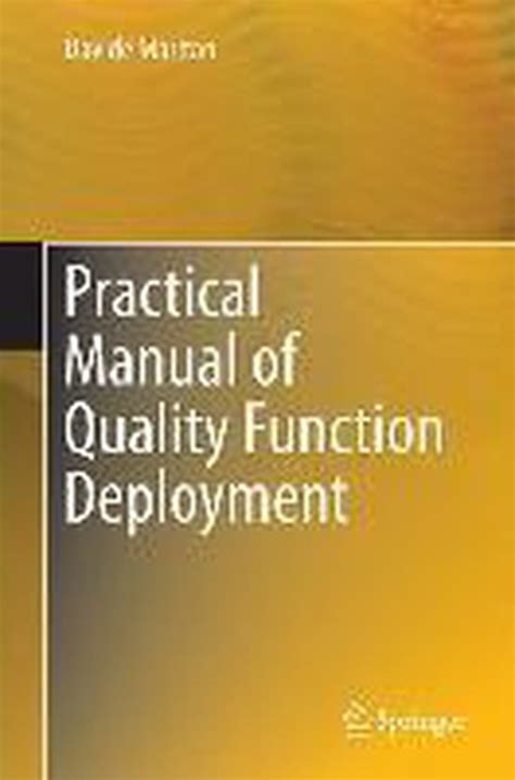 Practical manual of quality function deployment. - Population genetics a concise guide 2nd edition.