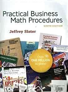 Download Practical Business Math Procedures With Business Math Handbook By Jeffrey Slater