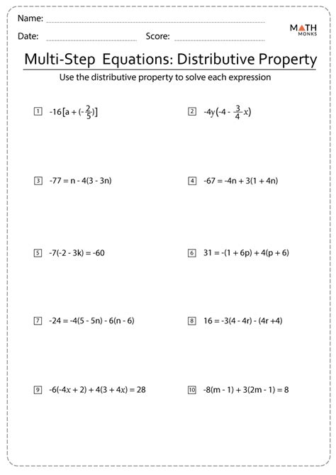 Practice 2 3 Solving Multi Step Equations Worksheet Answers Equations