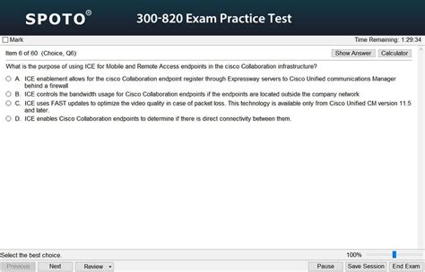 Practice 300-820 Exam