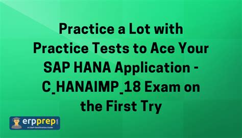 Practice C-HANAIMP-18 Tests