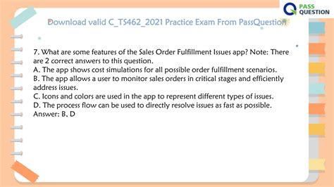 Practice C_TS462_2023 Exam Fee