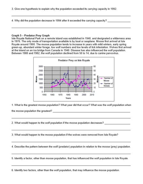 Practice Population Ecology Worksheet Answer Key