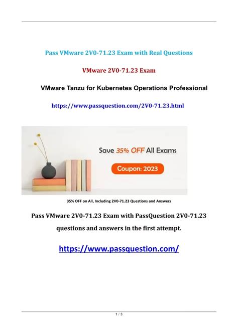 Practice Test 2V0-71.23 Fee