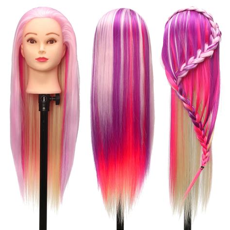 This item: Practice Salon Mannequin Head 100% Human Hair Dummy Doll Head Human Hair Hairdressing Training Head Model with Clamp Stand Light Blonde 20-22(From Forehead to The Back Hair End) $52.99 ($52.99/Count). 