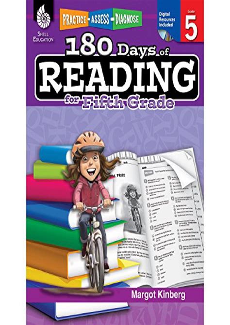 Download Practice Assess Diagnose 180 Days Of Reading For Fifth Grade By Margot Kinberg