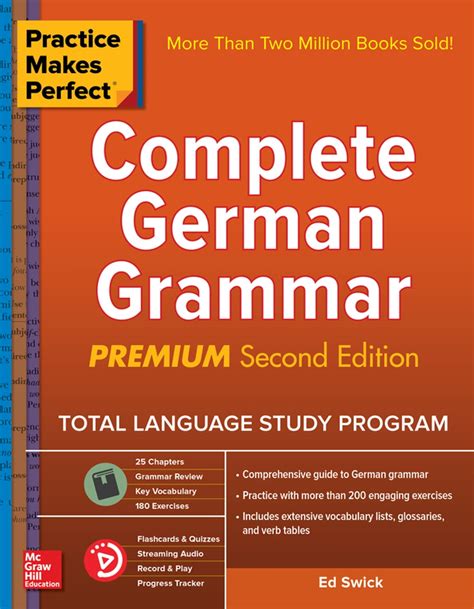 Read Online Practice Makes Perfect Complete German Grammar Premium Second Edition By Ed Swick