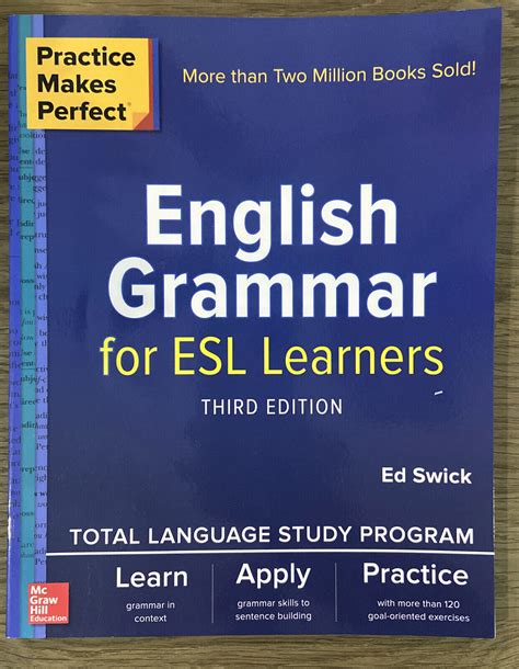 Read Practice Makes Perfect English Grammar For Esl Learners Third Edition By Ed Swick