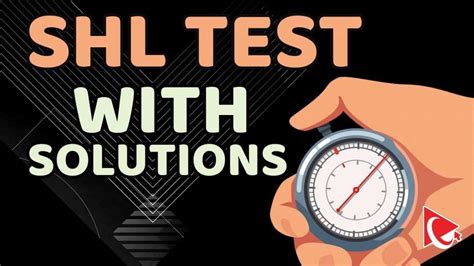 Practise Test Shl Answers