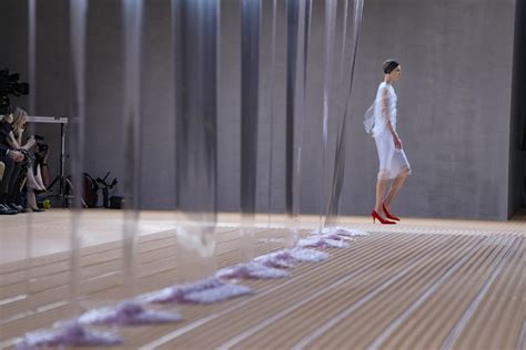 Prada explores lightness with windswept translucent chiffon for next summer