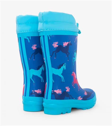 Prancing Horses Sherpa Lined Rain Boots - Hatley US