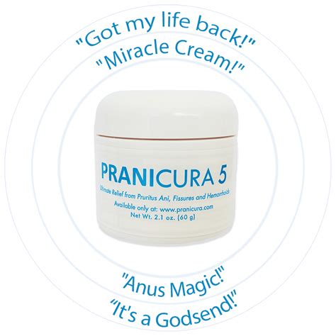 Call weekdays 9 AM to 5 PM CST at 763-537-3419. PRANICURA 5. Ultimate Relief from Pruritus Ani, Fissures and Hemmorhoids. Available only at: www.pranicura.com. Net …. 