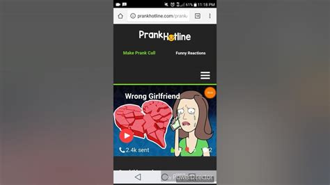 Funniest prank call site! Send anonymous pre-recorded prank calls to friends and record the reaction live!