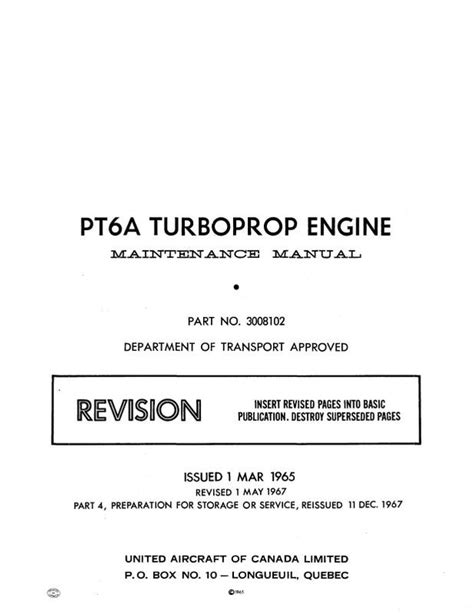 Pratt and whitney pt6a maintenance manual. - Free 1982 yamaha maxim 1100 service manual.