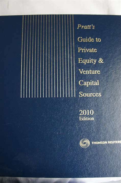 Pratt s guide to private equity venture capital sources 2010. - Jornadas de estudio sobre la nueva reforma del código penal..