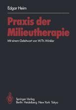 Praxis der Milieutherapie SpringerLink