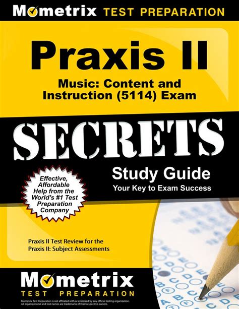 Praxis ii music content knowledge 5113 exam secrets study guide praxis ii test review for the praxis ii subject. - Off the record the new music business guide and workbook.