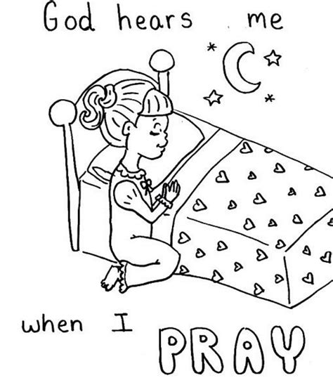 Pray Coloring Shee