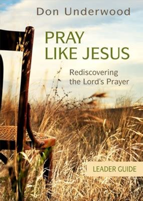 Pray like jesus leader guide rediscovering the lords prayer. - Herman het kind en de dingen.