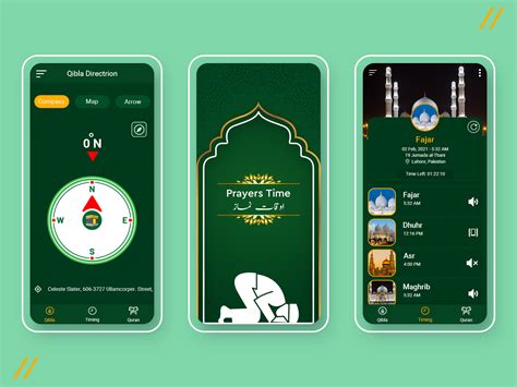 Prayer Time App - Dribbble