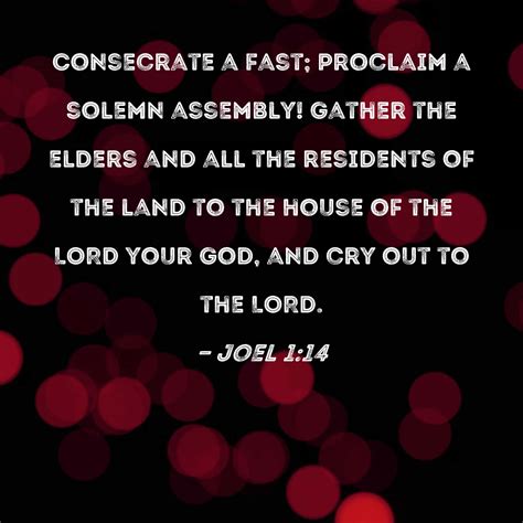 Prayer and Consecration - Bible Hub