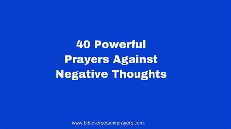Prayer for anxiety and negative thoughts.  Negative, intrusive thoughts often leave u...