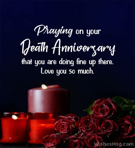 Prayer for death anniversary of husband. .  ...