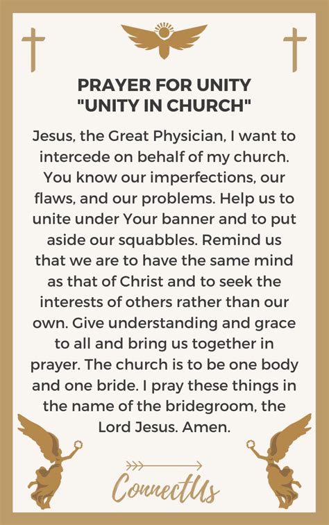Prayer for the community examples.  Prayer for unity among the members of t...