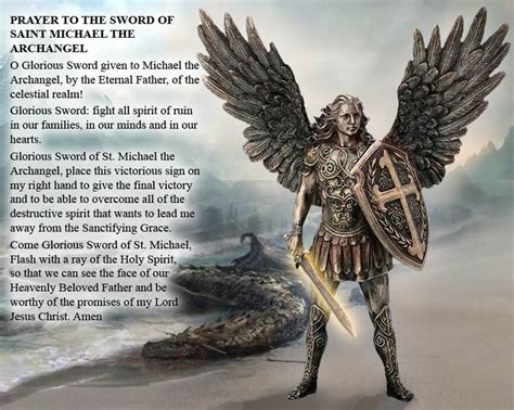 Prayer to the Sword of St Michael the Archangel