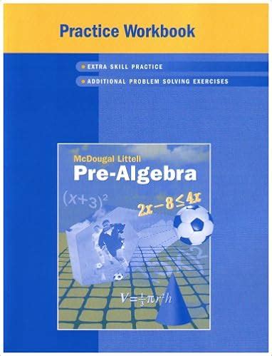 Pre Algebra Practice Workbook Answer Key