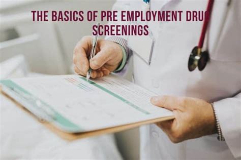 Pre Employment Drug Testing Explained by National Drug Screening