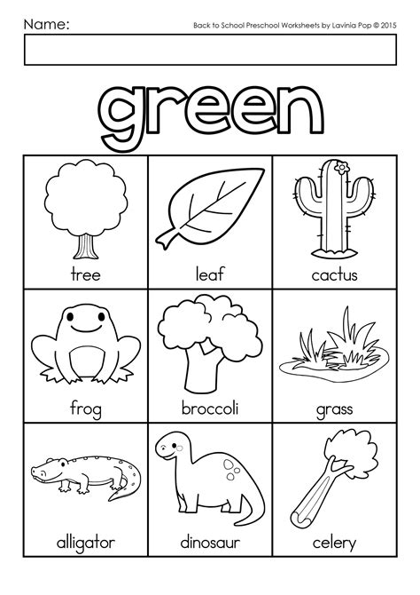 Pre Kindergarten Coloring Sheets