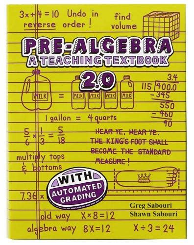 Pre algebra solutions cds teaching textbooks. - Método de español para extranjeros : nivel superior.