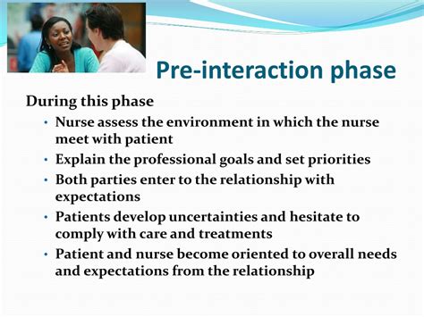 Pre interaction phase