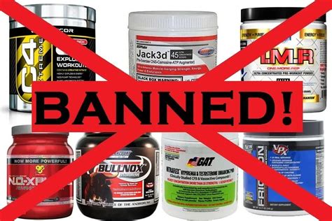 Pre workout banned. 