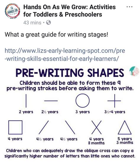 Pre writing skills are the building blocks for efficient handwriti