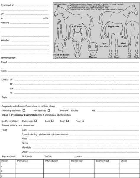 Pre-Purchase Exam Forms - West Dakota Vet