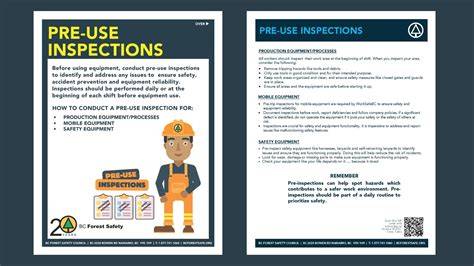 Pre-use Inspections | Safety Office (2026)
