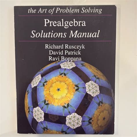 Full Download Prealgebra Solutions Manual By Richard Rusczyk