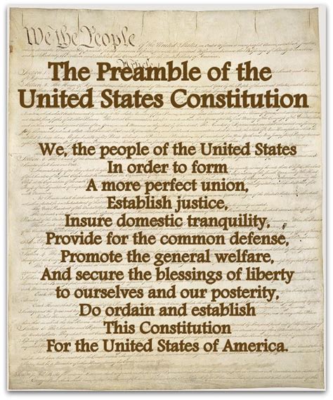 Preamble to the United States Constitution - Simple English …