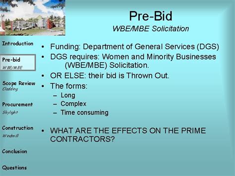 Prebid districtm.  The scope includes full removal and replacement of the existing ...