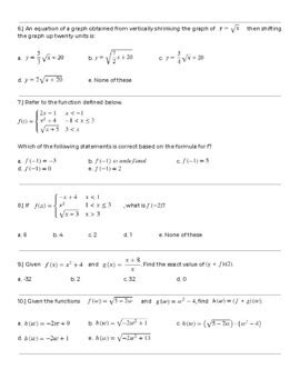 Precalculus semester 1 review. 2.6.3 Practice: Quadratic Functions Precalculus Sem 1 Points Possible:50 Practice Name: Evie Kaufman Date: Answer the following questions using what you've learned from this unit. ... Pre-Calculus 11: Rational Expressions and Equations Review 1. Simplify and find the non-permissible values: (2 marks) 12−3 x x 2 + x−20 2. Simplify and find ... 