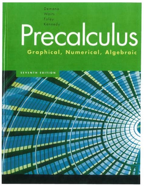 Precalculus textbook pdf.  It is a comprehensive text that covers more...