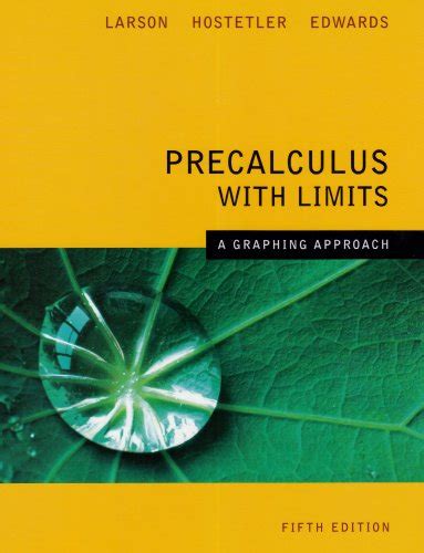 Precalculus with limits 5th edition textbook. - Manuale di addestramento di muay thai.