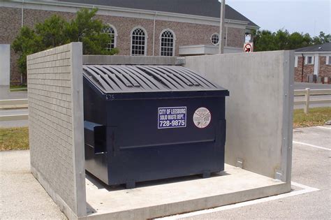 Precast Concrete Dumpster Enclosures