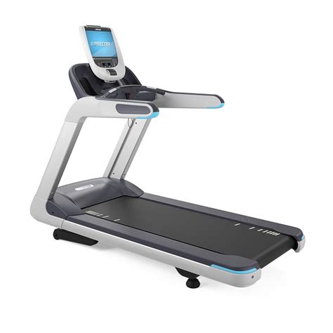 Precor treadmills. The Precor TRM ® 600 Line is the third in our line of professional treadmills but sacrifices none of the high-quality features found on the other models. The Precor TRM 600 can reach speeds up to 12 MPH, has a spacious 60-inch running surface and 15% incline elevation range for uphill training, features pre-programmed workouts, and is powered by a 3-horsepower energy-efficient motor. 