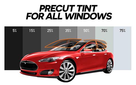 Precut tint. Our precut tint keeps the interior of your vehicle feeling cooler and it will extend the life of your leather, vinyl, plastic, and other materials. We work very hard on shipping your packages quickly and safely. Our precut tint will increase the security of your glass by adding a layer of laminate film to better hold together breaking glass. 