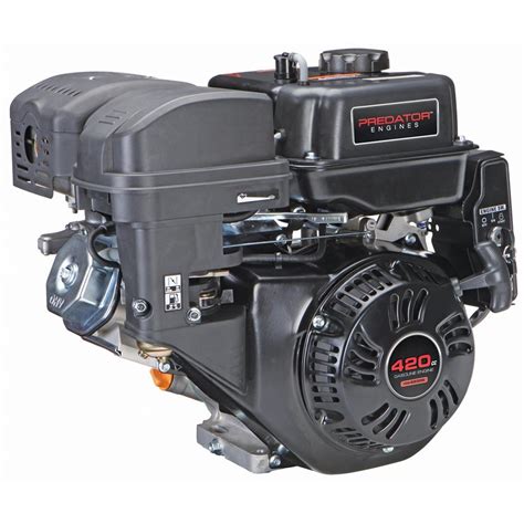 Predator 420 horsepower. Our Predator 420cc 13 HP Vertical Engine is a great replacement for your Honda GX340, 389cc, Honda GX390, 389cc, Briggs & Stratton XR1650, 420cc, Briggs & Stratton XR2100, 420cc, Kohler CH440, 429cc, ECH440, 429cc, ECH440LE, 429cc, MZ360, 357cc, MX360, 358cc, MX400, 402cc 